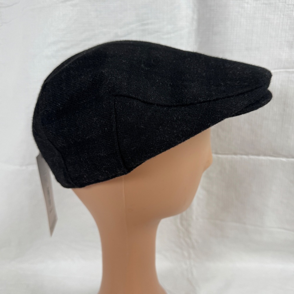 Dockers Mens Newsboy Charcoal Wool Blend Ivy Flat Cap Hat Size S/M 45DK080045 - Picture 5 of 7